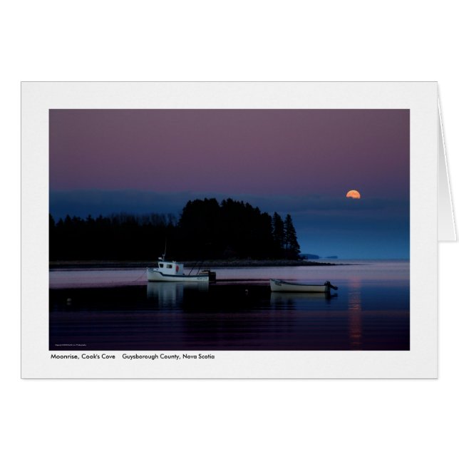 Moonrise, Cook's Cove (Voorkant Horizontaal)