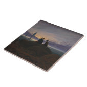 Moonrise door het Zee (door Caspar David Friedrich Tegeltje (Zijkant)