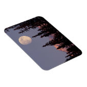 Moonrise Early Winter | Anchorage, Alaska Magneet (Rechterzijde)