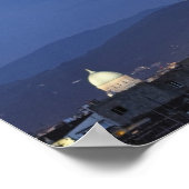 Moonrise en Florence Cathedral, Basilica di Poster (Hoek)