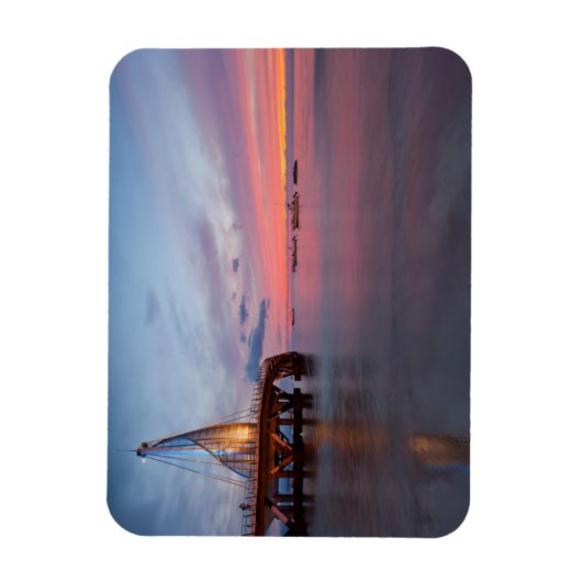 Moonrise en Sunset Magneet (Verticaal)