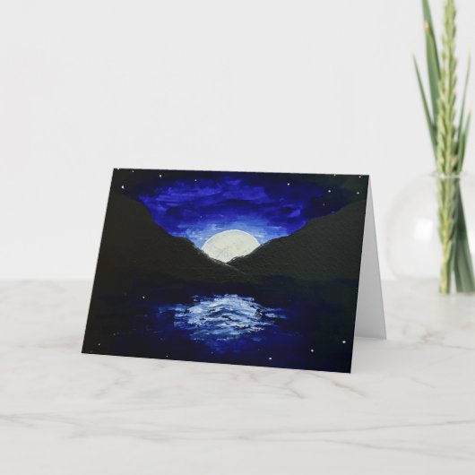 Moonrise Greeting Card Kaart (Voorkant)