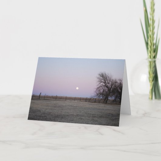 Moonrise in Kansas Kaart (Voorkant)