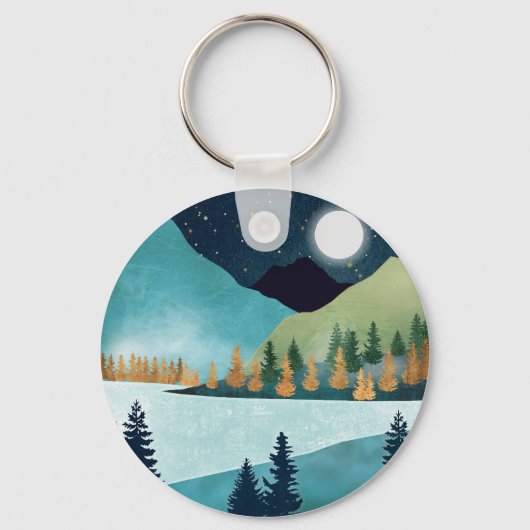 Moonrise Lake Sleutelhanger (Voorkant)
