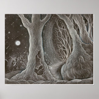 Moonrise op de kruispunten poster