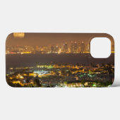 Moonrise over de San Diego skyline Case-Mate iPhone Case (Achterkant (horizontaal))
