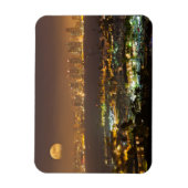 Moonrise over de San Diego skyline Magneet (Verticaal)