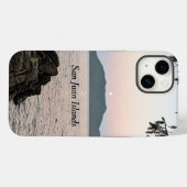 Moonrise over de San Juan-eilanden Case-Mate iPhone Case (Achterkant (horizontaal))