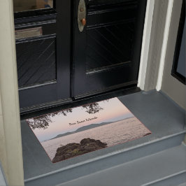 Moonrise over de San Juan-eilanden Deurmat