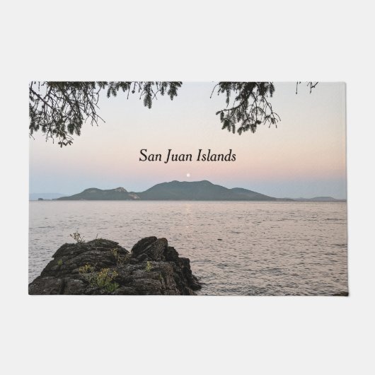 Moonrise over de San Juan-eilanden Deurmat (Voorkant)