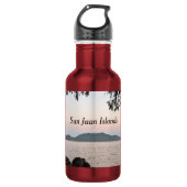 Moonrise over de San Juan-eilanden Waterfles (Voorkant)