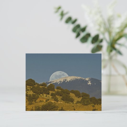 Moonrise over het Sangre de Cristo-gebergte, Briefkaart (Staand voorkant)