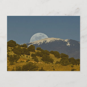 Moonrise over het Sangre de Cristo-gebergte, Briefkaart