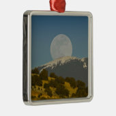 Moonrise over het Sangre de Cristo-gebergte, Metalen Ornament (Rechts)