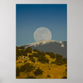 Moonrise over het Sangre de Cristo-gebergte, Poster (Voorkant)