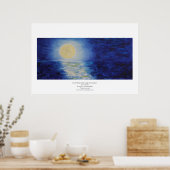 Moonrise Over Lake Michigan II Poster (Keuken)