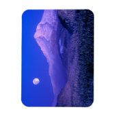 Moonrise Over Mt. Hood Oregon in Winter Magneet (Verticaal)