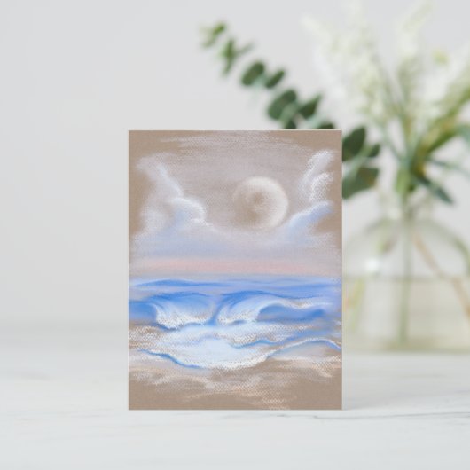 Moonrise over Myrtle Beach Briefkaart (Staand voorkant)