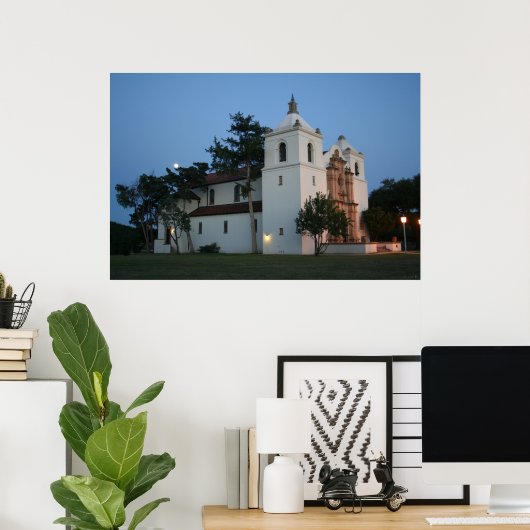 Moonrise over oude missie poster (Thuiskantoor)