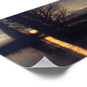 Moonrise – Stanisław Masłowski 1884 – Moon Poster (Hoek)