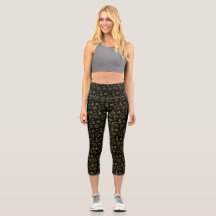 Moons and Stars Gold Pattern