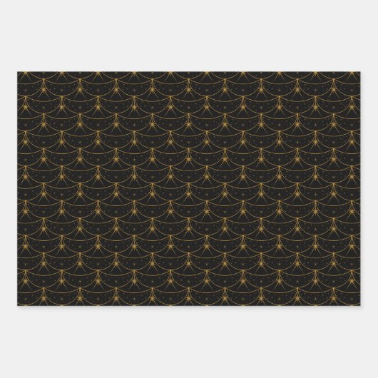 Moons en stars Verpakkingspapier Inpakpapier Vel (Voorkant 2)