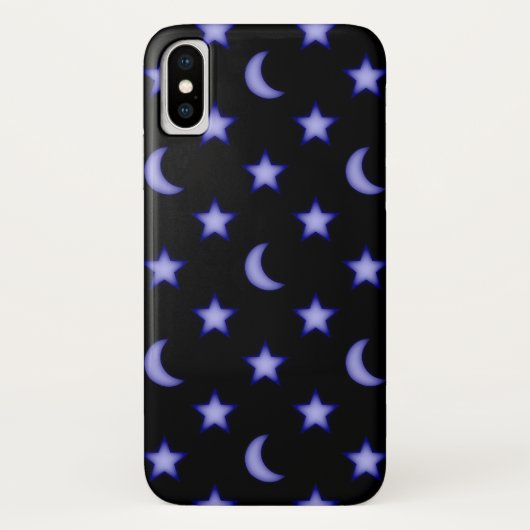 Moons- en sterrenpatroon Case-Mate iPhone case (Achterkant)
