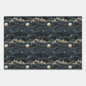 Moon's Journey: hemelse 3D-nachtelijke hemelontwer Inpakpapier Vel (Voorkant 3)