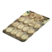 Moon's Mystique - Antiek Phases of the Moon Calen Magneet (Linkerzijde)