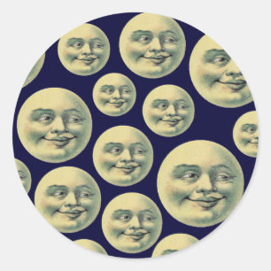moons ronde sticker