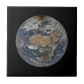 Moon's schaduw op aarde - 10 juni zonneclips tegeltje (Voorkant)