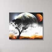 Moons Surreal Fantasy Canvas Afdruk (Voorkant)