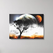 Moons Surreal Fantasy Canvas Afdruk (Voorkant)