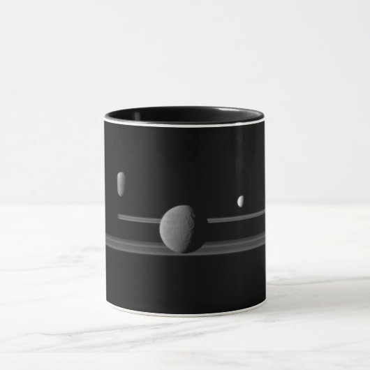 Moons van keramische Mok van Saturnus (Midden)