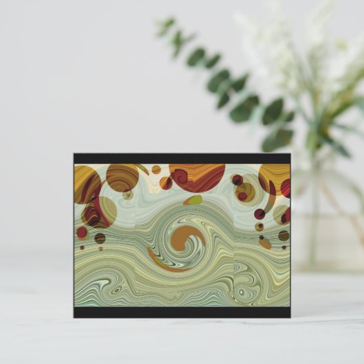 MOONS VAN Neptune - Abstract Briefkaart (Staand voorkant)