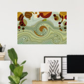 MOONS VAN Neptune - Abstract Poster (Thuiskantoor)