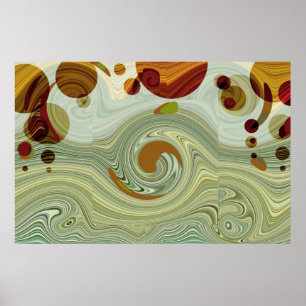 MOONS VAN Neptune - Abstract Poster