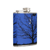 Moonscape in Cobalt Blue en Black Heupfles (Rechts)