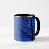 Moonscape in Cobalt Blue en Black Mok (Voorkant rechts)