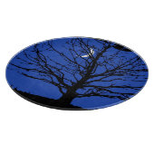 Moonscape in Cobalt Blue en Black Snijplank (Hoek)