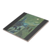 Moonscape met paard van Walter Gramatte Tegeltje (Zijkant)