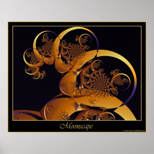 Moonscape poster (Voorkant)