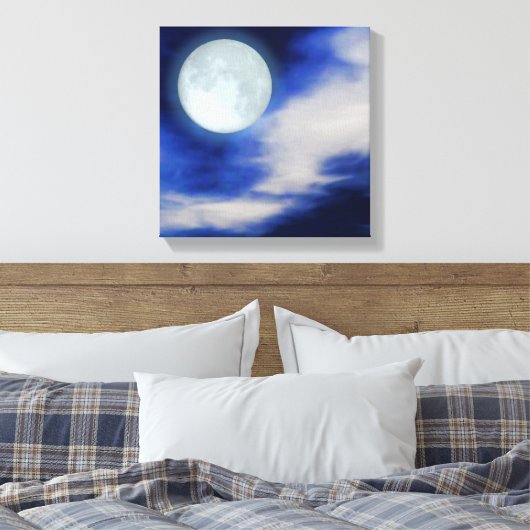Moonscape print (Insitu (Slaapkamer))