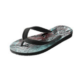 Moonscape Space Photo Anaglyph Hadley Channel Kinder Teenslippers (Schuin)