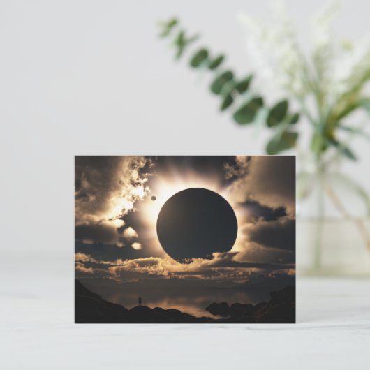 Moonschaduw-Briefkaart Briefkaart (Staand voorkant)