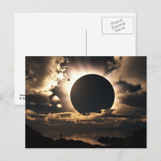 Moonschaduw-Briefkaart Briefkaart (Voorkant / Achterkant)