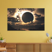 Moonschaduw Canvas Afdruk (Insitu (Woonkamer))