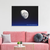 Moonset, International Space Station, 2016 Canvas Afdruk (Insitu (Woonkamer))