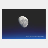 Moonset, International Space Station, 2016 Inpakpapier Vel (Voorkant 2)