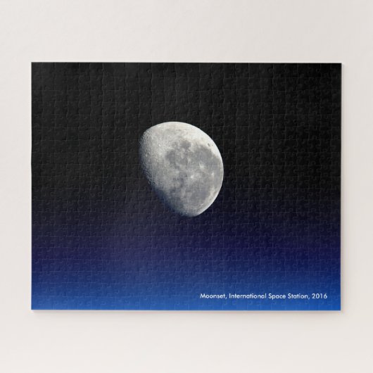 Moonset, International Space Station, 2016 Legpuzzel (Horizontaal)